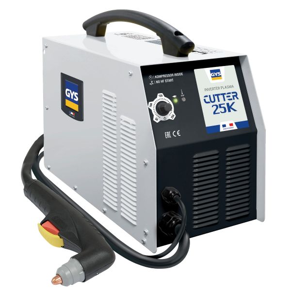 This is an image of a GYS Plasma Cutter 25K Single Phase Internal Air Compressor 030947