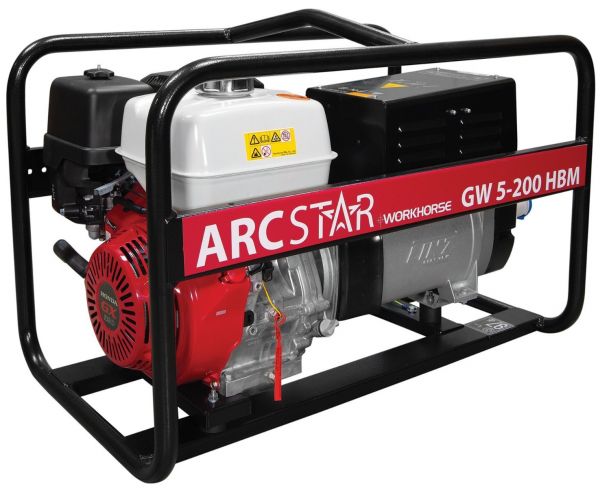 MOSA ArcStar GW5-200 HBM 200A Petrol Welder Generator