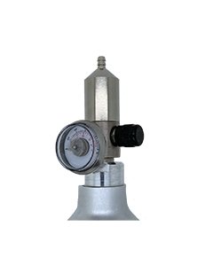 This is a Calibration Gas Regulator for Bump Test Gas Cylinder (s), Span Gas Cylinder (s) use this Regulator. See here Calibration Gas Cylinder (s) to meet your requirement.