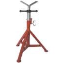 This is an image of a This is an image of a Fixed Leg Pipe Stand C/W V Head