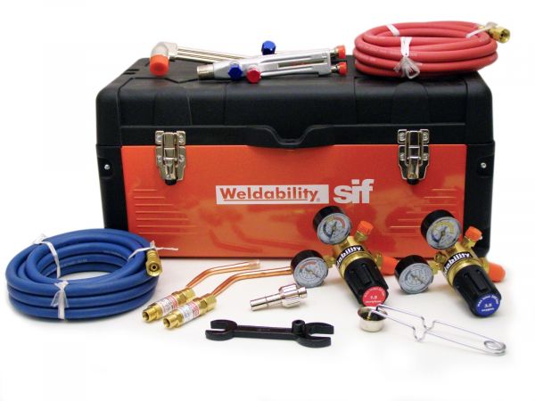 This is an image of a This is an image of a Toolbox Cutting & Welding Heavy Duty Kit - Oxygen/ Acetylene