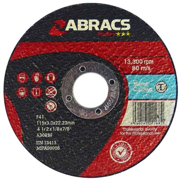 Abracs 4" (100MM) x 1MM x 16MM Proflex INOX Cutting Disc