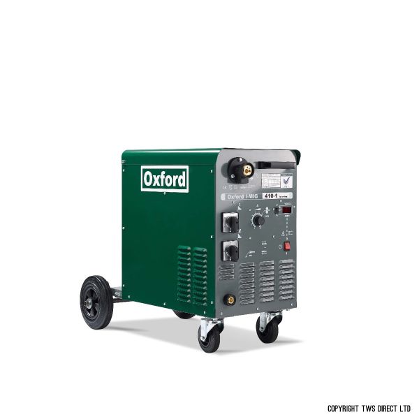 Oxford I-MIG Single Phase Compact 410-1 MIG Welder with MB36 Binzel torch and gas regulator