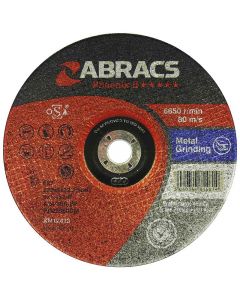 Abracs 4" (100MM) x 6MM x 16MM Phoenix II DPC Metal Grinding Disc